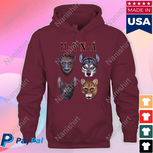 Maná Merch Masks Tee
