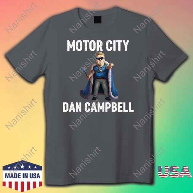 Evan Fox Motor City Dan Campbell T Shirt Pat Mcafee Show Merch Motor City Dan Campbell T Shirts