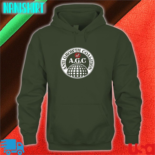 Anti Growth Coalition AGC Offical Unisex Black Hoodie Shirt MauriceTrant Anti Growth Coalition AGC Classic Hoodie MauriceTrant