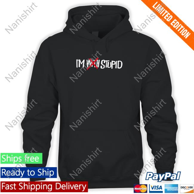 Noahfinnce Merch I'm With Stupid T Shirt Noahfinnadams