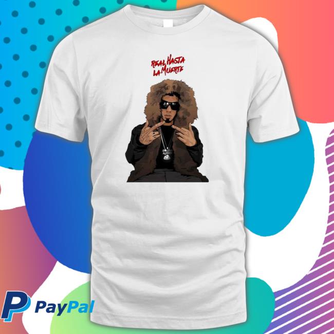 Official Real Hasta La Muerte Cartoon Art Anuel Aa Tee Shirt