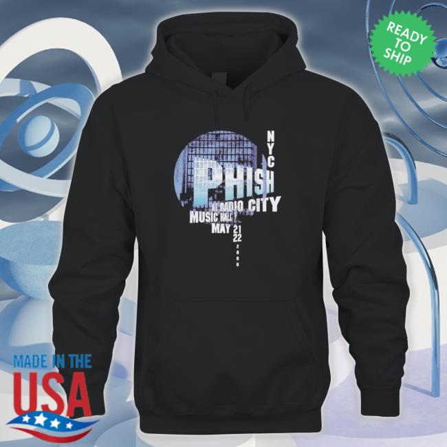 Top phish Radio City 2000 May 21th and 22th Music Hall T-Shirt