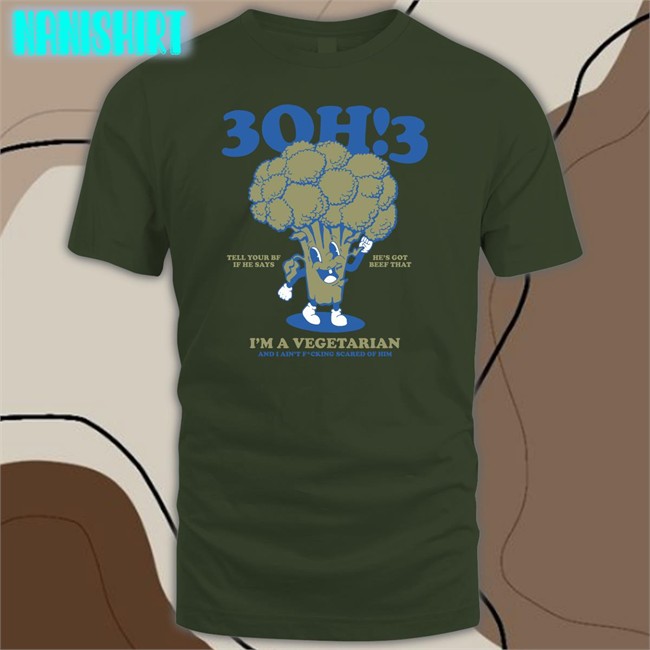 3Oh!3 Tell Your Bf If He Says He's Got Beef That I'm A Vegetarian And I Ain't Fcking Scared Of Him Crewneck 3Oh!3 Tell Your Bf If He Says He's Got Beef That Hooded Sweatshirt I'm A Vegetarian And I Ain't Fcking Scared Of Him