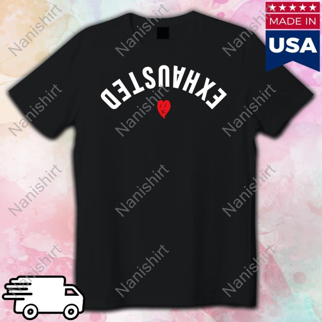 Exhausted Heart Shirt Official Beautiful Bastard Srore Exhausted Heart Shirt Long Sleeve Tee Shirt