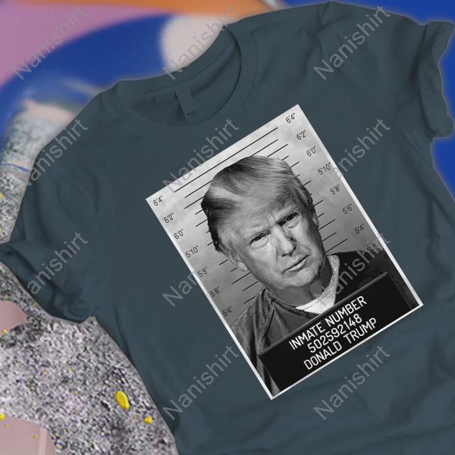 Barstool Sports Merch Inmate Number 502592148 Donald Trump Tee
