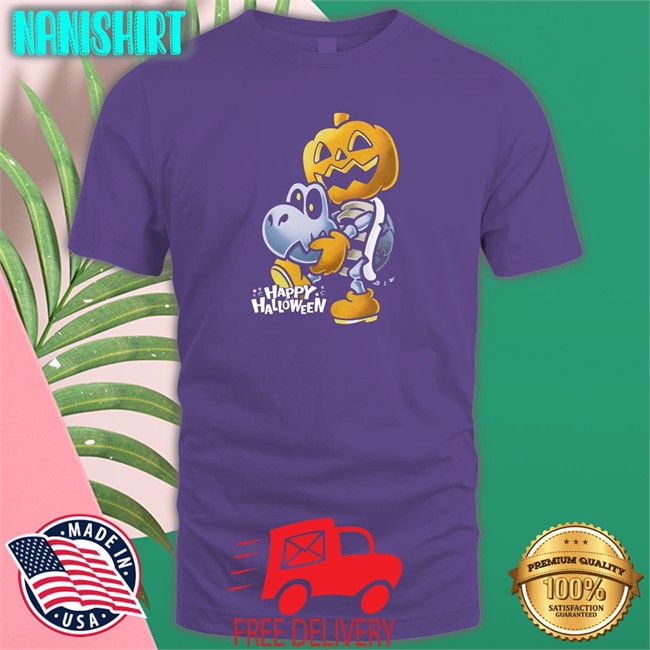 Nintendo Store Merch Happy Halloween Headless Dry Bones Halloween 2022 Baseball Sleeve Tee Nintendo Of America Nintendo Store Merch Happy Halloween Headless Dry Bones Halloween 2022 Shirt Nintendo Of America
