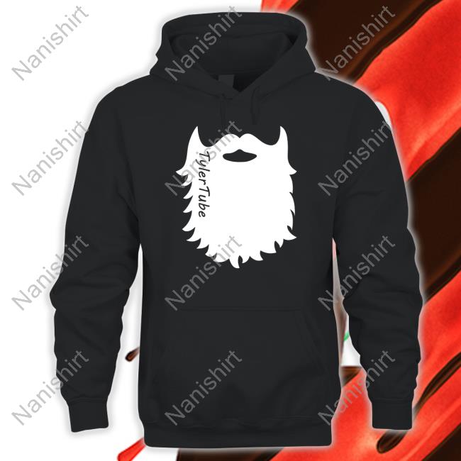 Tylertube Beard Hooded Sweatshirt Tylertube Merch Tylertube Beard Hoodie