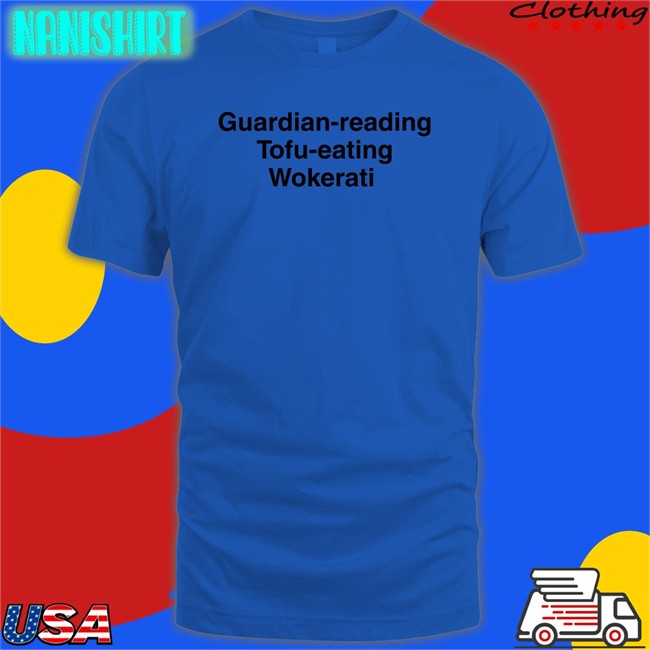Guardian Reading Tofu Eating Wokerati T-Shirt Guardian Reading Tofu Eating Wokerati T Shirts Nemo I_Nautilus