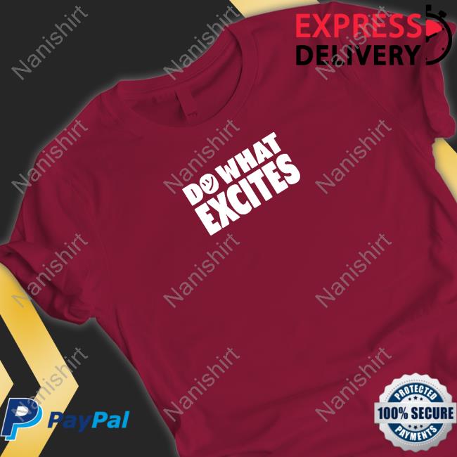 Do What Excites Logo Blue T Shirt