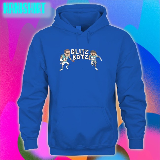 Brandon Jones Blitz Boyz Baseball Sleeve Tee Miami Dolphins Brandon Jones Blitz Boyz Tees Miami Dolphins