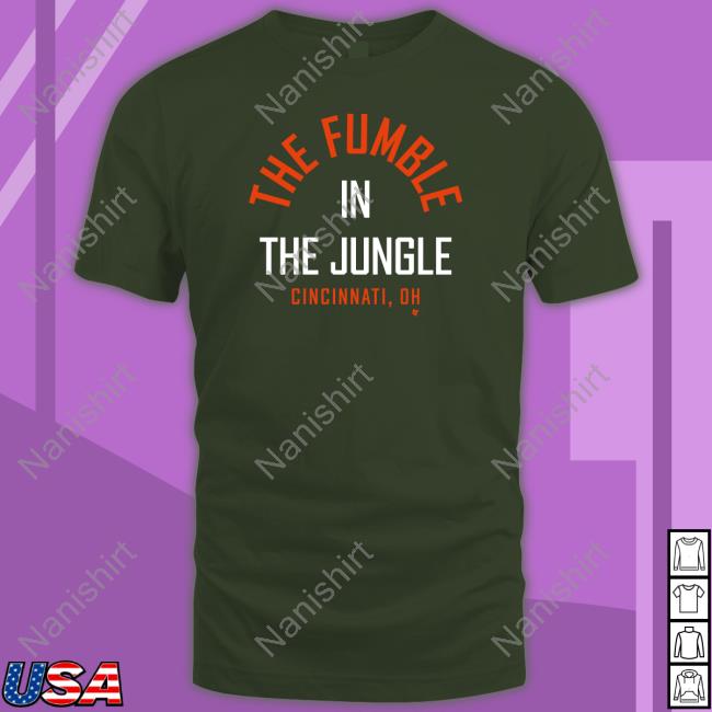 Official Breakingt The Fumble In The Jungle T Shirt Official Breakingt The Fumble In The Jungle T Shirt
