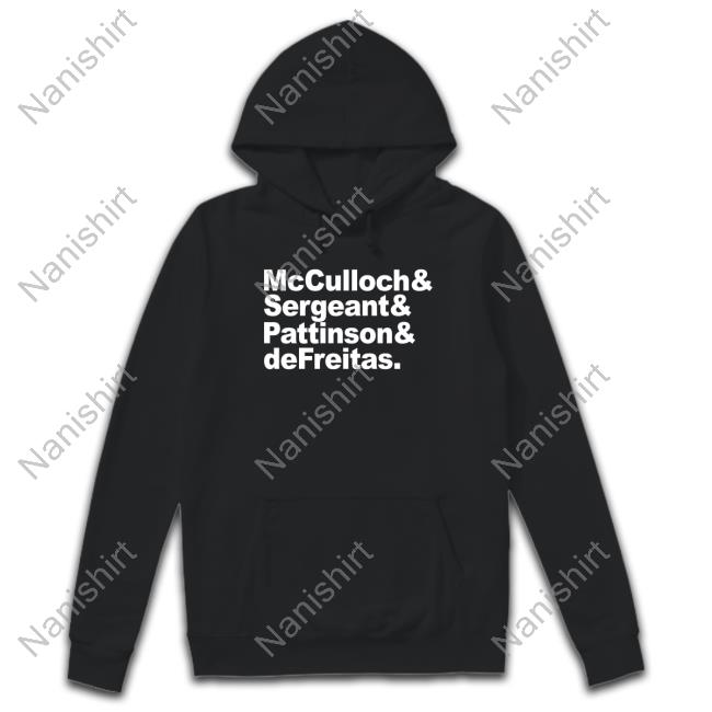 Punk And New Wave Mcculloch & Sergeant & Pattinson & Defreitas Shirt Tee Shirt