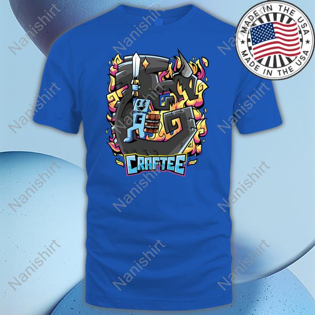 Craftee Merch Craftee And Dragon T-Shirt