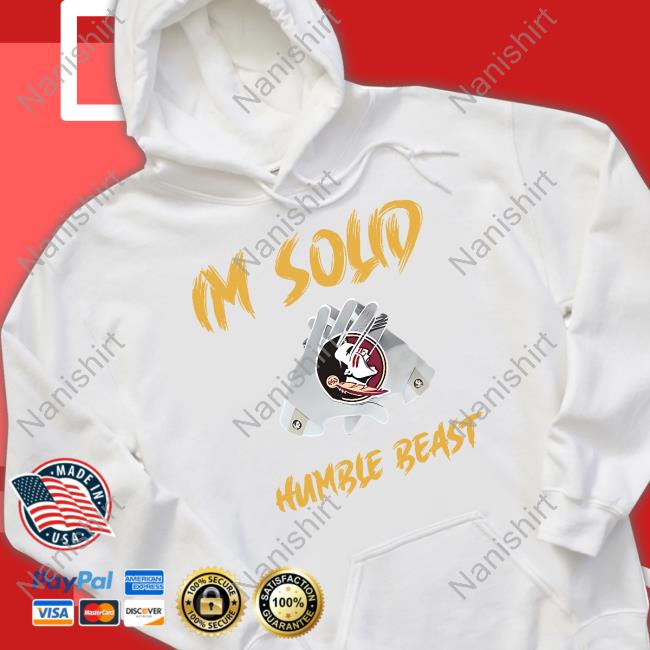 Florida State Seminoles Im Soud Humble Beast Zip Up Hooded