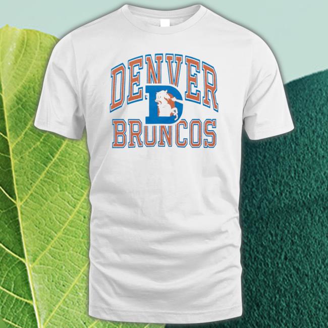 Nice Denver Broncos Arch Logo Homage Tee