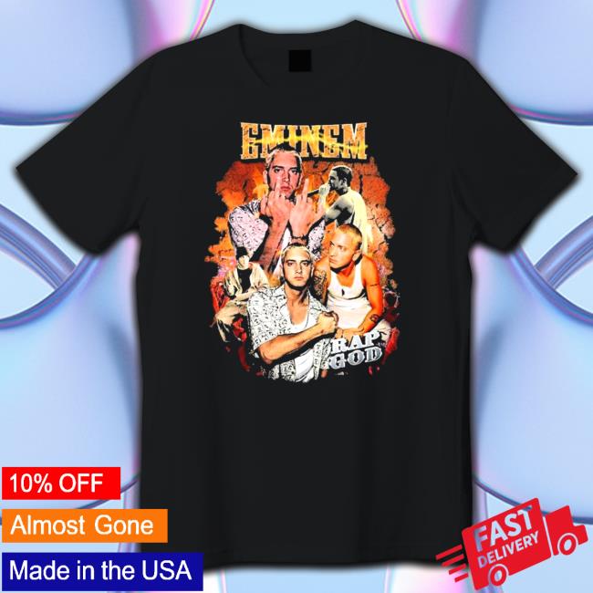 Official College Rap God Eminem The Legend Rapper T-Shirt