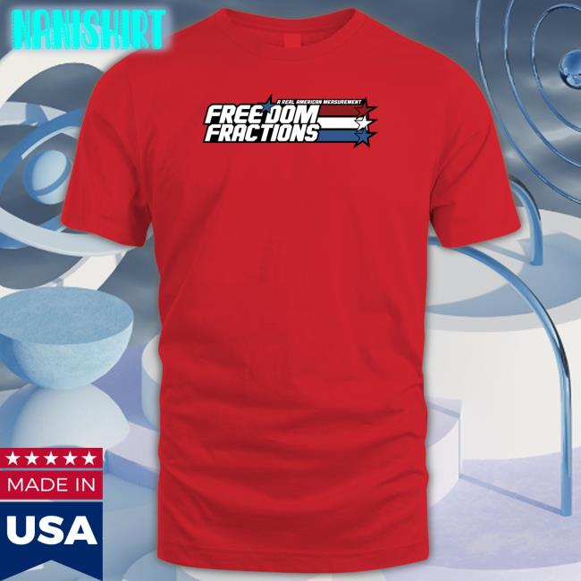 The Fat Electrician Merch A Real American Measurement Freedom Fractions Tank Bunkerbranding A Real American Measurement Freedom Fractions T Shirt The Fat Electrician Merch
