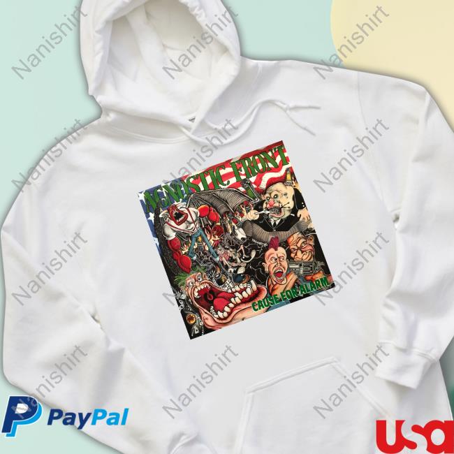 Official Night Shift Merch Agnostic Front Cause For Alarm Hoodie