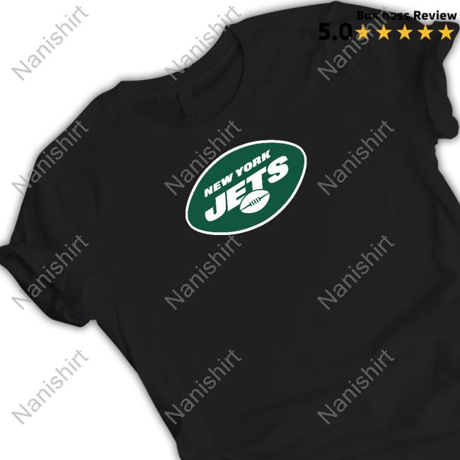 New York Jets Logo Hoodie The Athletic Robert Saleh Official New York Jets Logo Hooded Sweatshirt