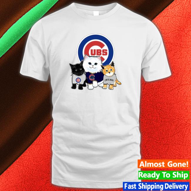 We Love Wrigley Chicago Cubs Baseball Fans And Cat Lovers Funny Tee