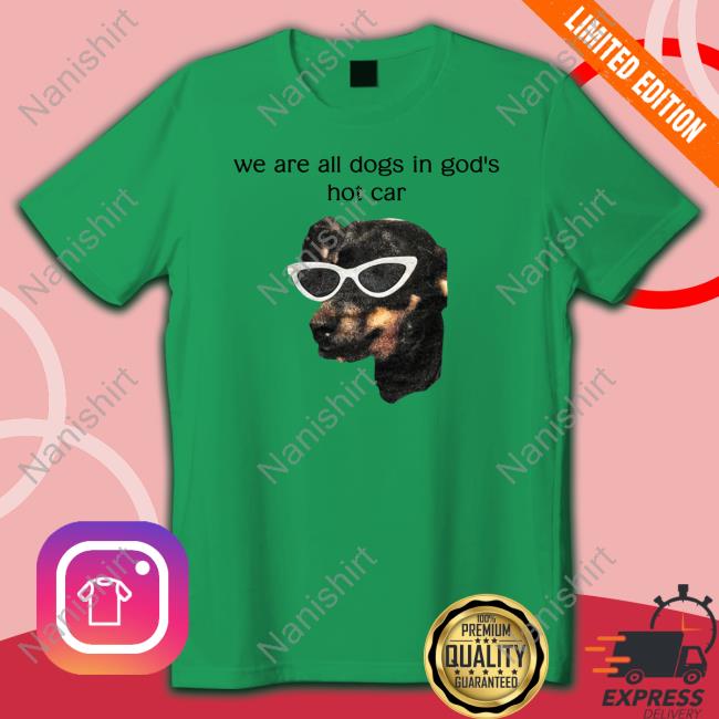 We Are All Dogs In God's Hot Car Shirt Shirtsthtgohard Shirts That Go Hard