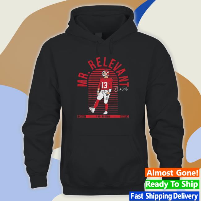 Brock Purdy Mr. Relevant Signature Crewneck Sweatshirt Brock Purdy Mr. Relevant Signature Tee Shirt
