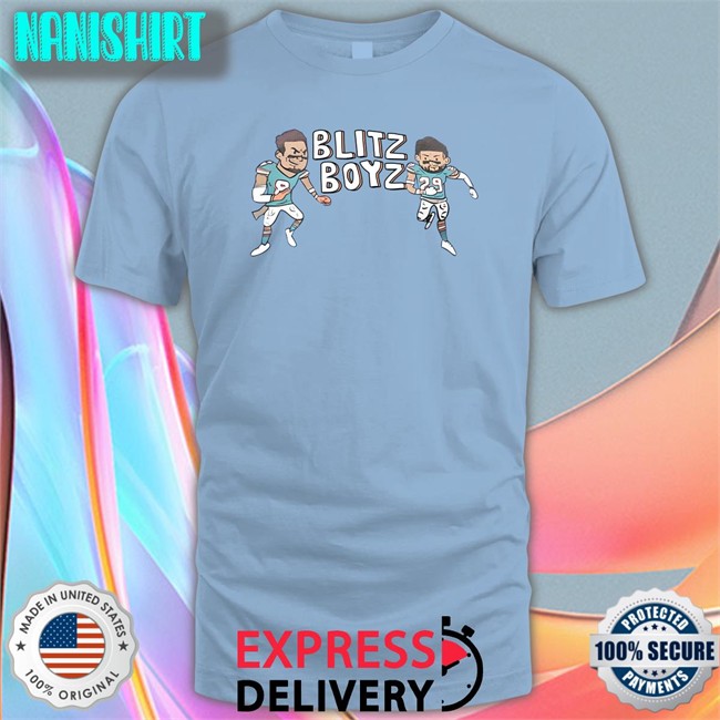 Brandon Jones Blitz Boyz Baseball Sleeve Tee Miami Dolphins Blitz Boyz Long Sleeve Tee