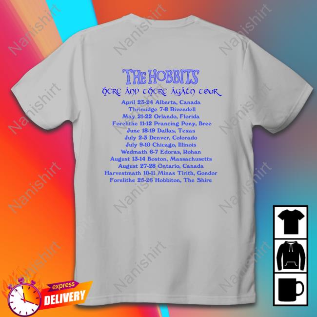 The Hobbits Tour Edition Limited Shirt White Official The Hobbits Tour Long Sleeve Tee