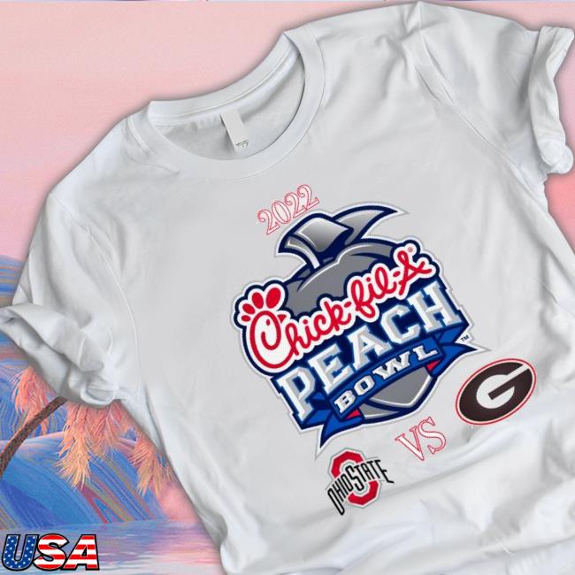2022 Chick-Fil-A Peach Bowl Georgia Vs Ohio State Mercedes-Benz Stadium Atlanta Tee Shirt