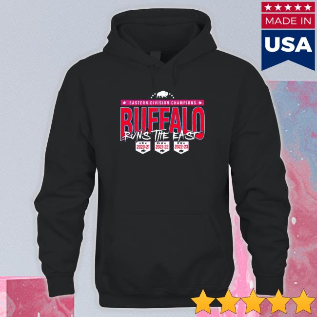 Buffalo Runs The East Eastern Division Champions 2023 Shirts
