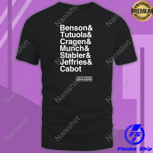 Official Nbc Store SVU Ampersand Men's Tri-Blend Shirt