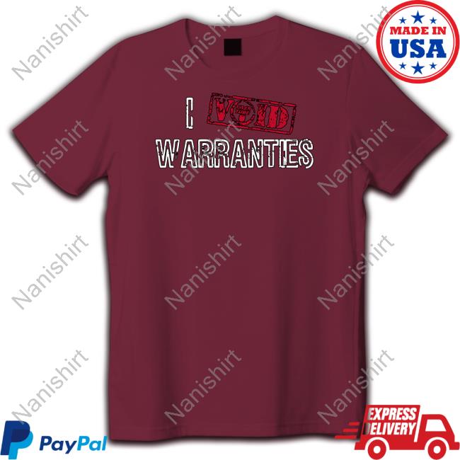 Tylertube Merch I Void Warranties Shirts Bunkerbranding Official Tylertube I Void Warranties T Shirt