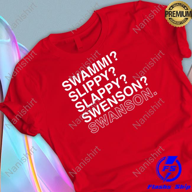 Obvious Shirts Swammi Slippy Slappy Swenson Swanson Tank
