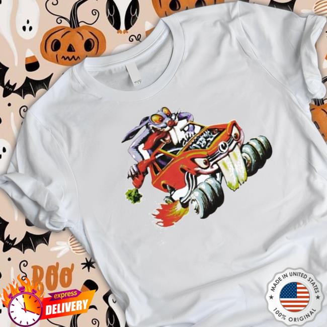 Official Bunny Rabbit Riding Monster Truck Long Sleeve Shirt