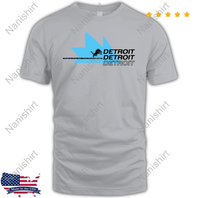 Ninja Detroit Detroit Detroit T-Shirt Detroit Lions