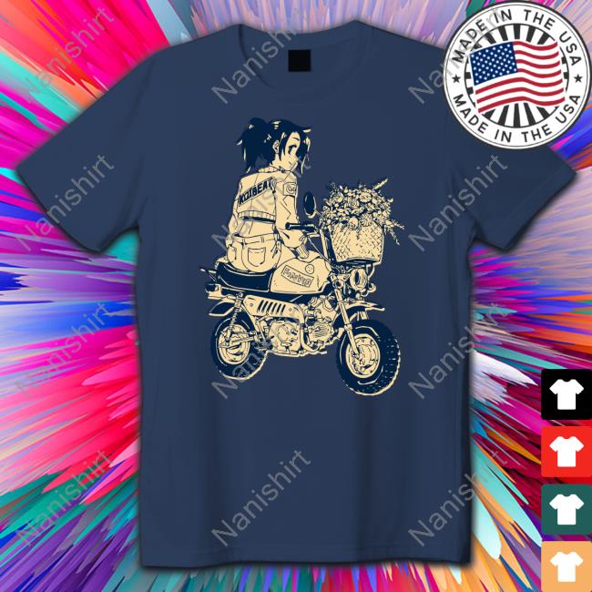 Flower And Bike T Shirt