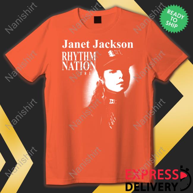 Janet Jackson Rhythm Nation 1814 Shirt