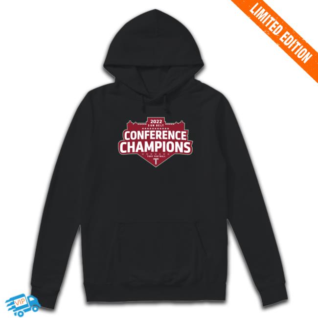 Black Sun Belt Conference Football Champions 2022 Hoodie