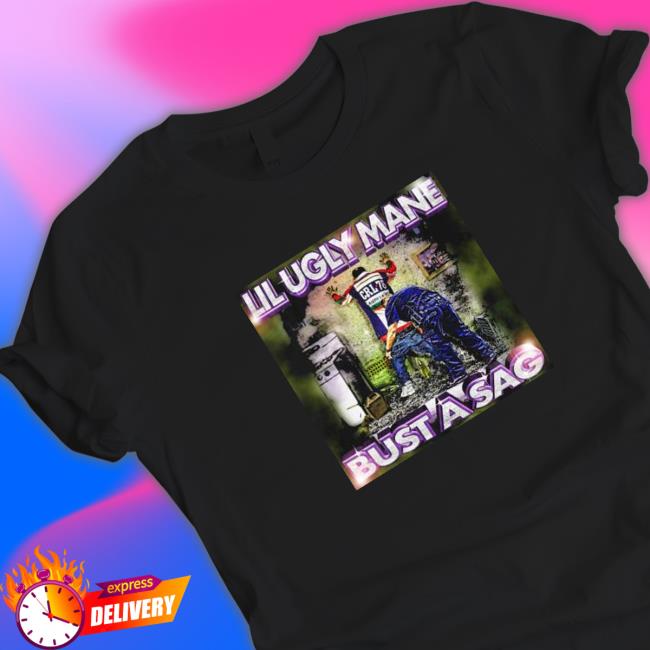Lil Ugly Mane Bust A Sag Long Sleeve Tee
