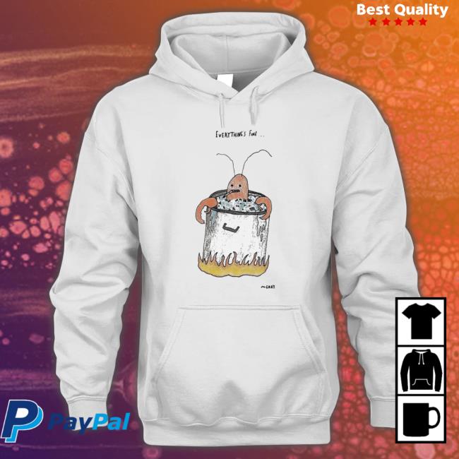 Official Everything’S Fine Mgray Hoodie