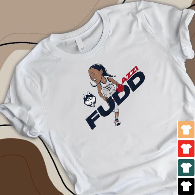 Uconn Basketball Azzi Fudd Caricature Shirt