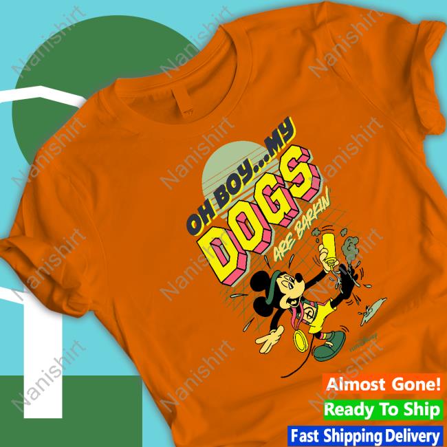 Oh Boy My Dogs Are Barking T-Shirt RunDisney Expo Mickey