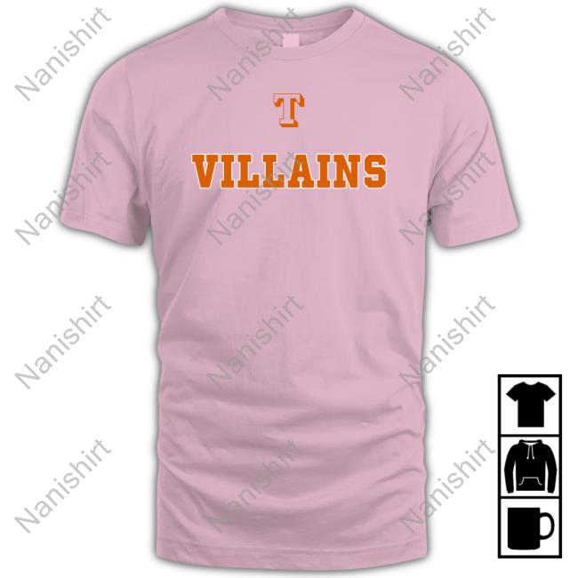 Custom Ink Merch Villains Shirt