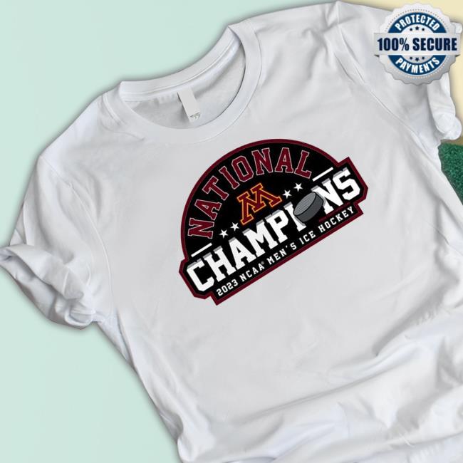 NCAA National Champions 2023 Minnesota Golden Gophers Men’s Ice Hockey T-Shirt