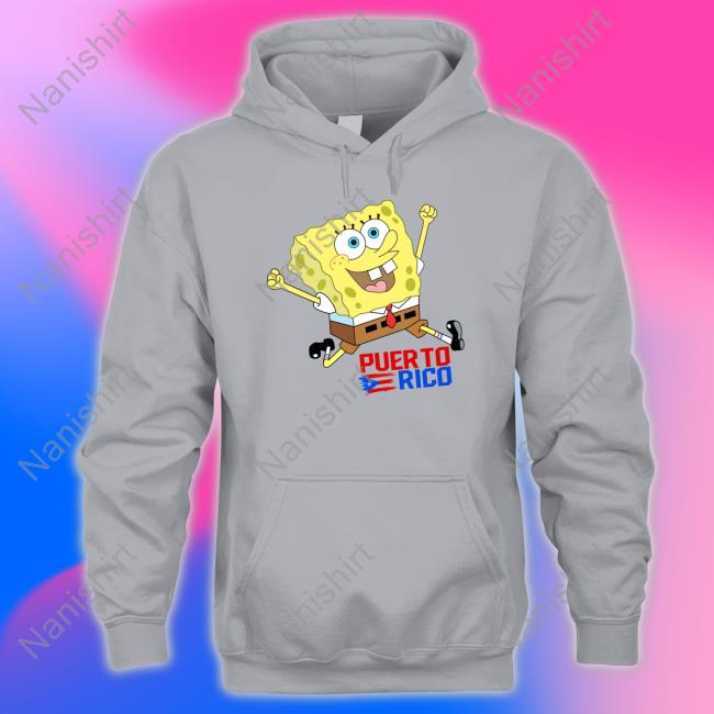 Spongebob Puerto Rico T Shirt SpongeBob SquarePants Puerto Rico T Shirt