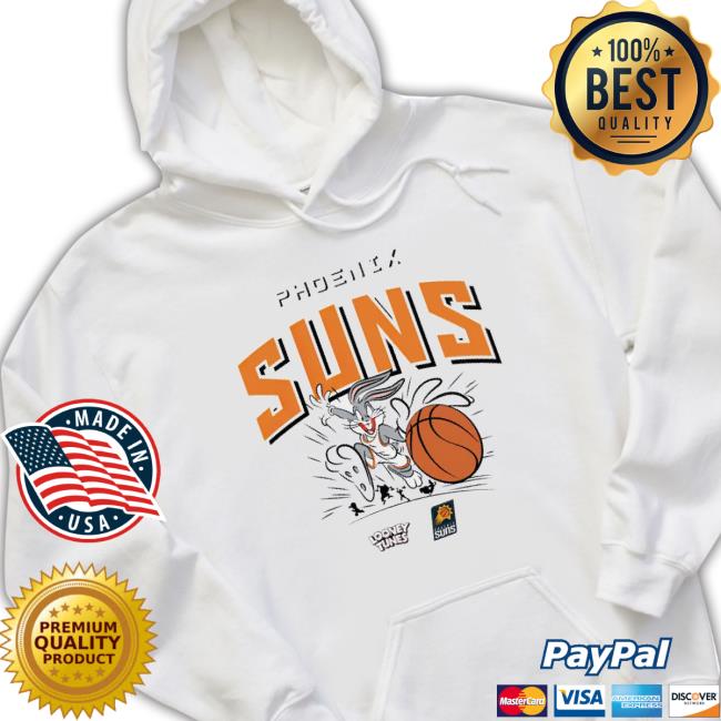 Phoenix Suns Looney Tunes Bugs Bunny 2023 Hooded Sweatshirt