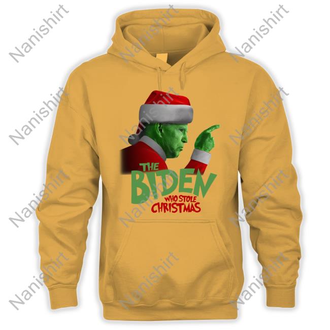 The Officer Tatum Merch Grinch The Biden Who Stole Christmas Tee Theofficertatumstore The Officer Tatum Merch Grinch The Biden Who Stole Christmas T Shirt Theofficertatumstore