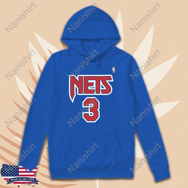 Drazen Petrovic 3 New Jersey Nets Mitchell & Ness Hwc Tee Shirt