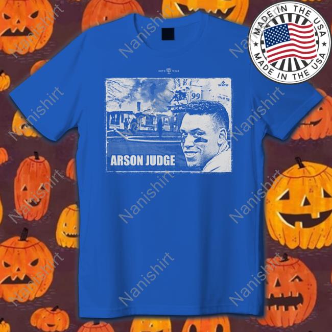 Rotowear Merch Arson Judge Sweatshirt Arson Judge Tee Shirt Rotowear Merch MLB Players