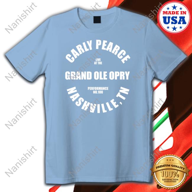 Shop Opry Merch Carly Pearce Opry Exclusive 100Th Show Circle Long Sleeve Tee